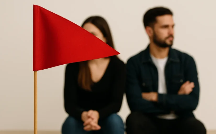 Si tu vois ces red flags chez un homme… fuis